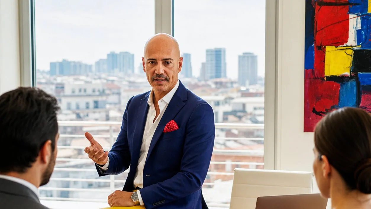 Mauro Giacchetti in sessione di consulenza strategica